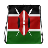 Sac à cordon drapeau kenya coton polyester style sportif