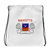 Sac à cordon drapeau mayotte coton polyester léger