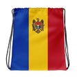 Sac à cordon drapeau moldavie coton polyester léger
