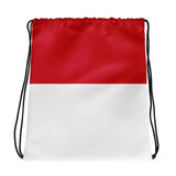 Sac à cordon drapeau monaco coton polyester léger polyvalent