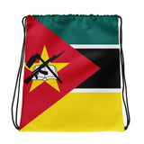 Sac à cordon drapeau mozambique coton polyester léger