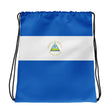 Sac à cordon drapeau nicaragua coton polyester léger sportif