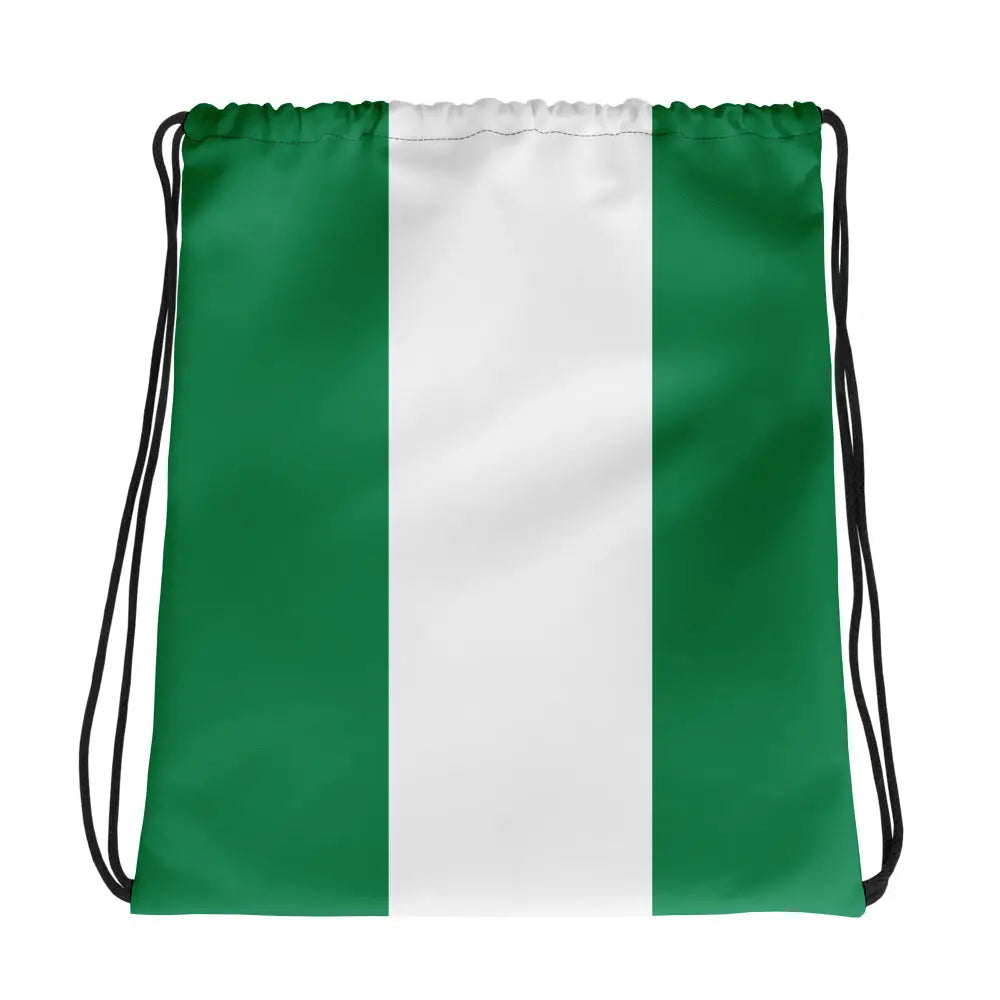 Sac à cordon drapeau nigeria coton polyester léger