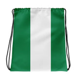 Sac à cordon drapeau nigeria coton polyester léger