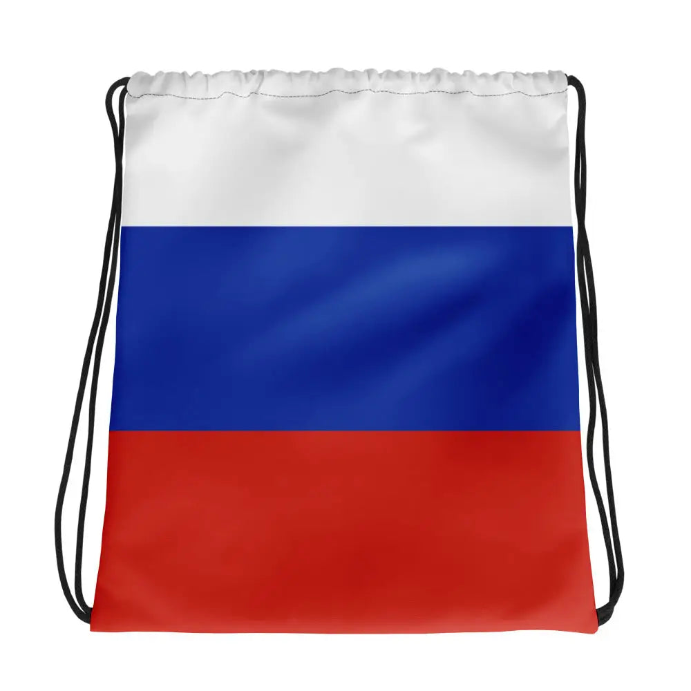 Sac à cordon drapeau russie coton polyester style sportif