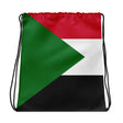 Sac à cordon drapeau soudan coton polyester style sportif