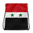 Sac à cordon drapeau syrie coton polyester style sportif