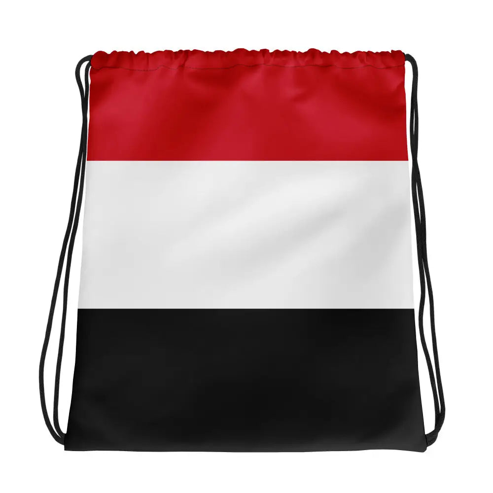 Sac à cordon drapeau yémen coton polyester léger