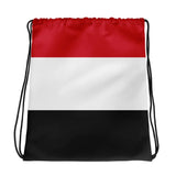 Sac à cordon drapeau yémen coton polyester léger