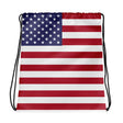 Sac à cordon états-unis coton polyester style sportif