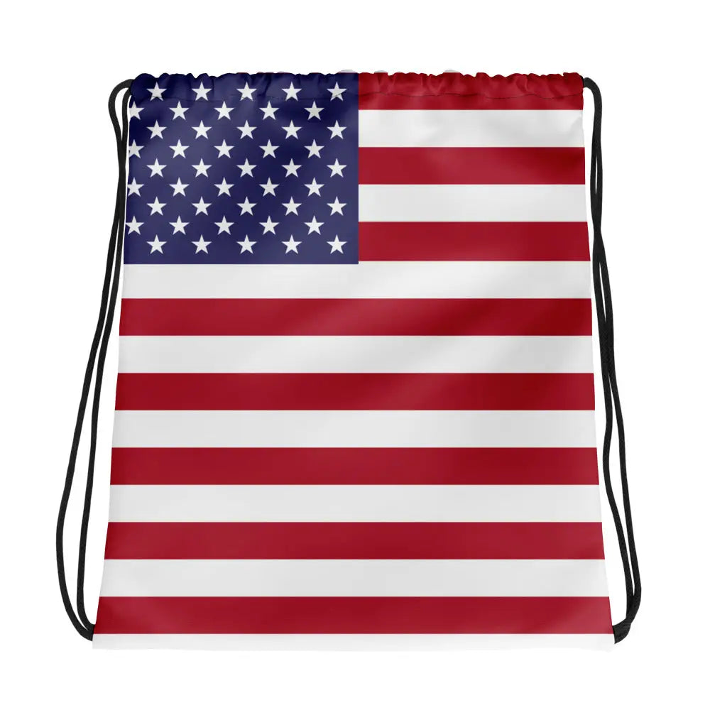 Sac à cordon états-unis coton polyester style sportif