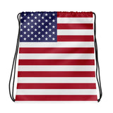 Sac à cordon états-unis coton polyester style sportif