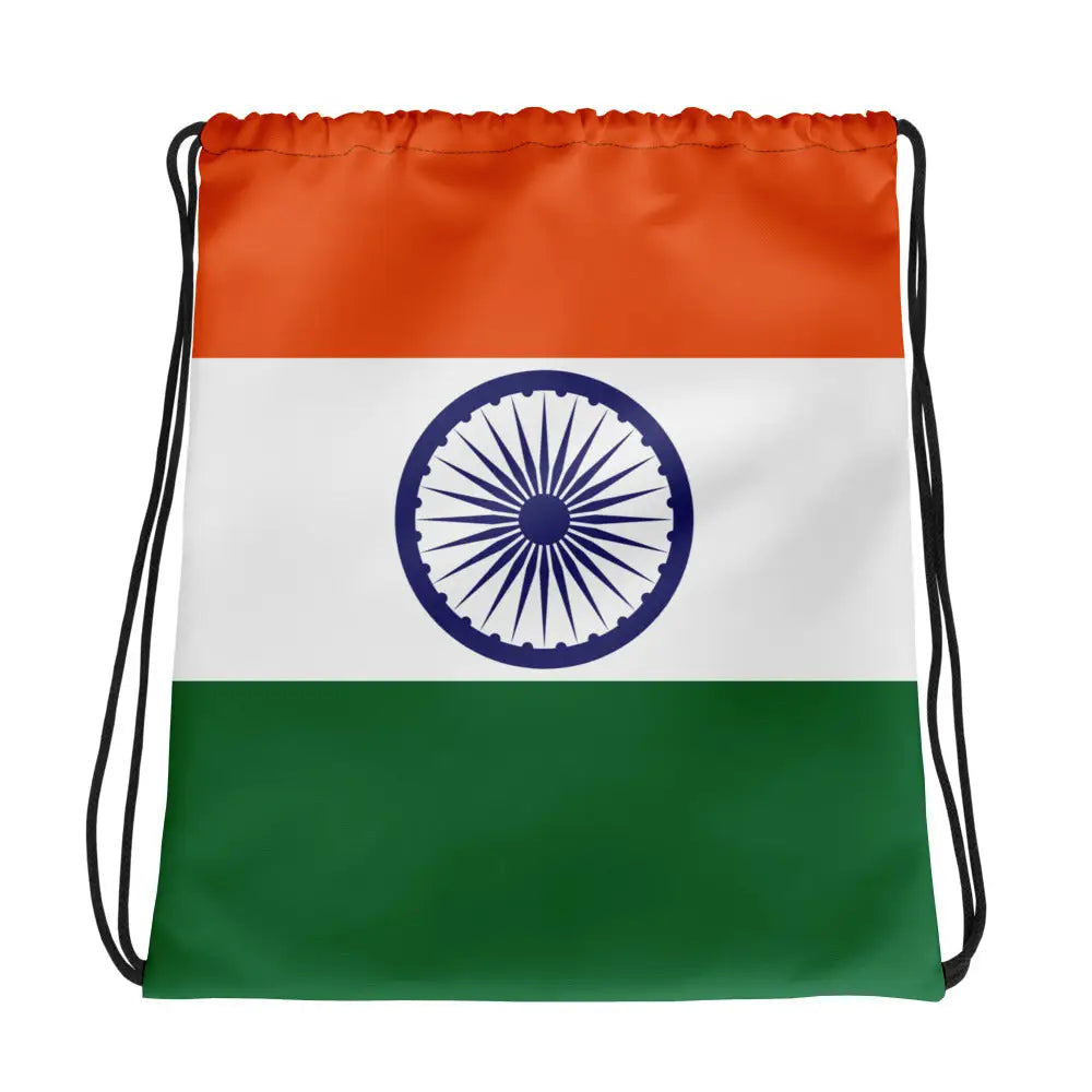Sac à cordon inde coton polyester fermeture à cordon
