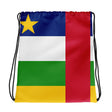 Sac à cordon république centrafricaine coton polyester léger