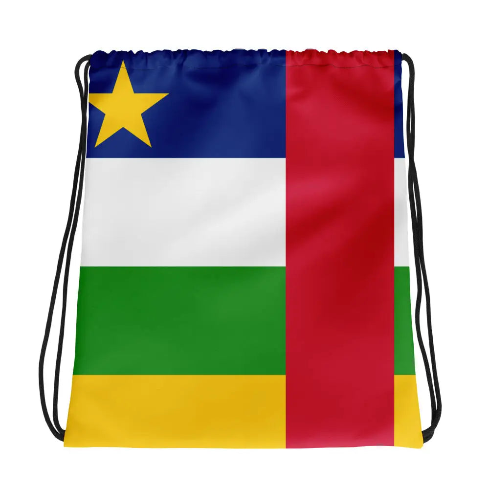 Sac à cordon république centrafricaine coton polyester léger