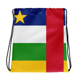 Sac à cordon république centrafricaine coton polyester léger