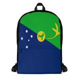 Sac à dos drapeau île christmas polyester léger résistant