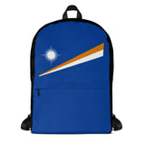 Sac à dos drapeau îles marshall polyester résistant à l’eau