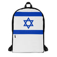 Sac à dos drapeau israël polyester léger matériau résistant