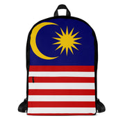 Sac à dos drapeau malaisie polyester léger fermeture éclair