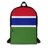 Sac à dos gambie polyester résistant fermeture éclair robuste