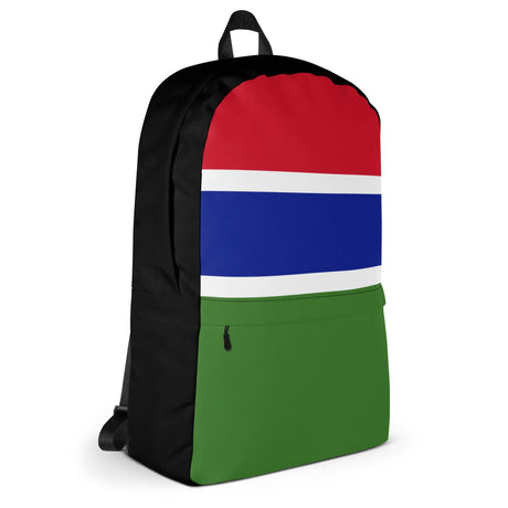Sac à dos gambie polyester résistant fermeture éclair robuste