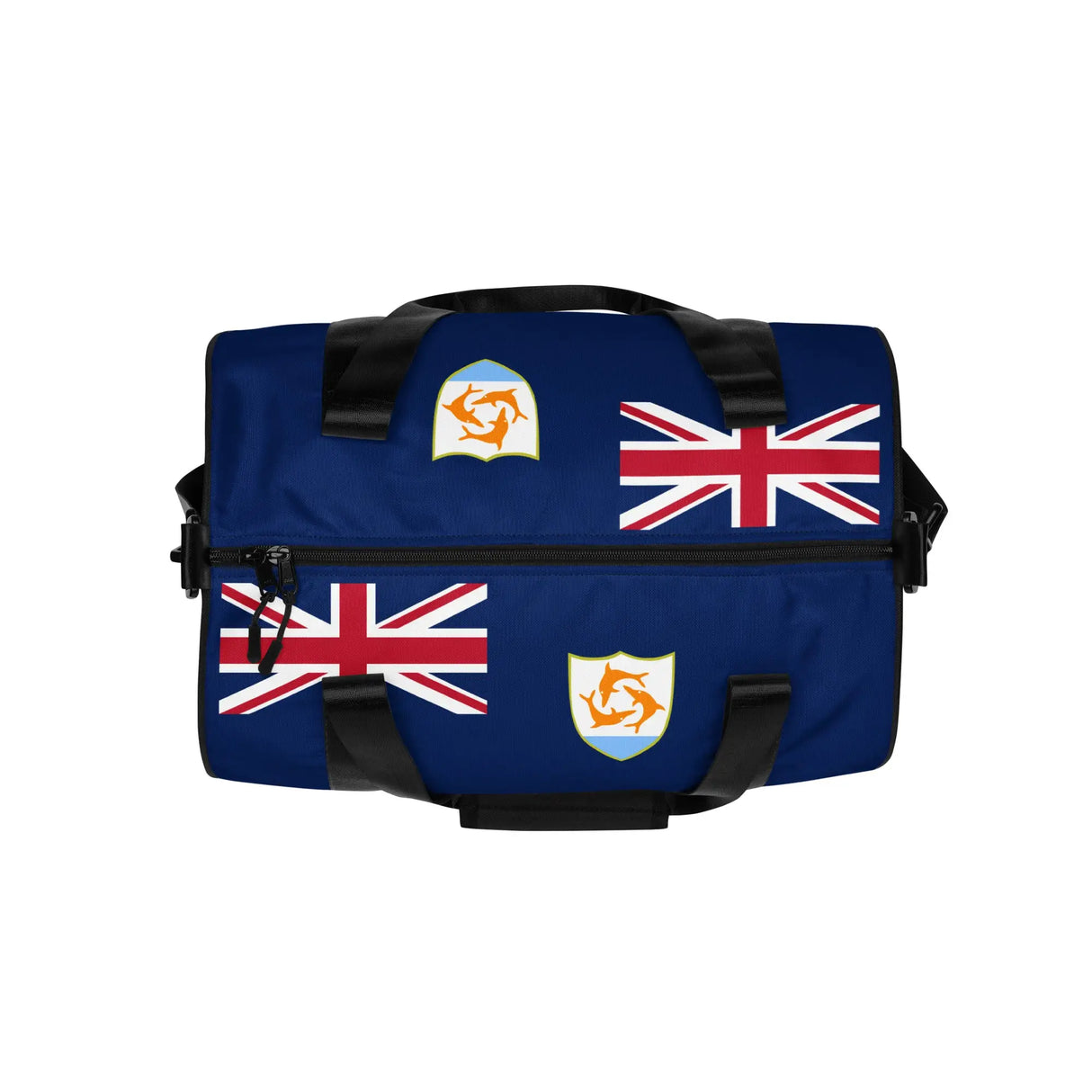 Sac de sport drapeau anguilla polyester tissu robuste