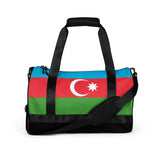 Sac de sport drapeau azerbaïdjan polyester tissu robuste
