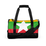 Sac de sport drapeau birmanie tissu robuste polyester