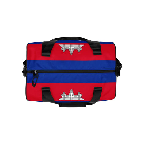 Sac de sport drapeau cambodge polyester tissu robuste