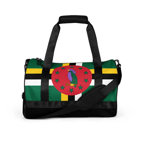 Sac de sport drapeau dominique en polyester tissu robuste