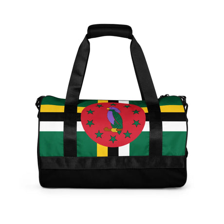 Sac de sport drapeau dominique en polyester tissu robuste
