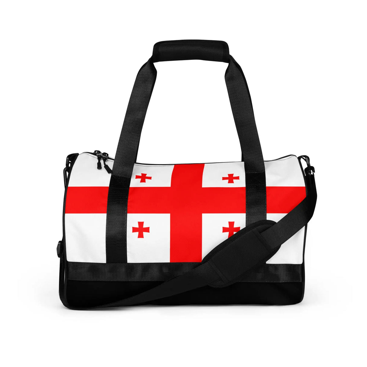 Sac de sport drapeau géorgie polyester tissu robuste