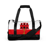 Sac de sport drapeau gibraltar en polyester tissu robuste