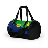 Sac de sport drapeau île christmas en polyester robuste