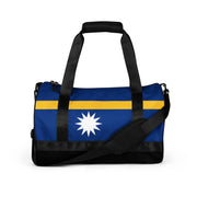 Sac de sport drapeau nauru en polyester tissu robuste