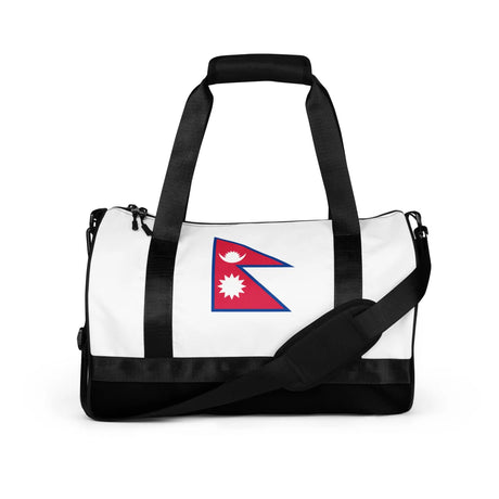 Sac de sport drapeau népal en polyester tissu robuste