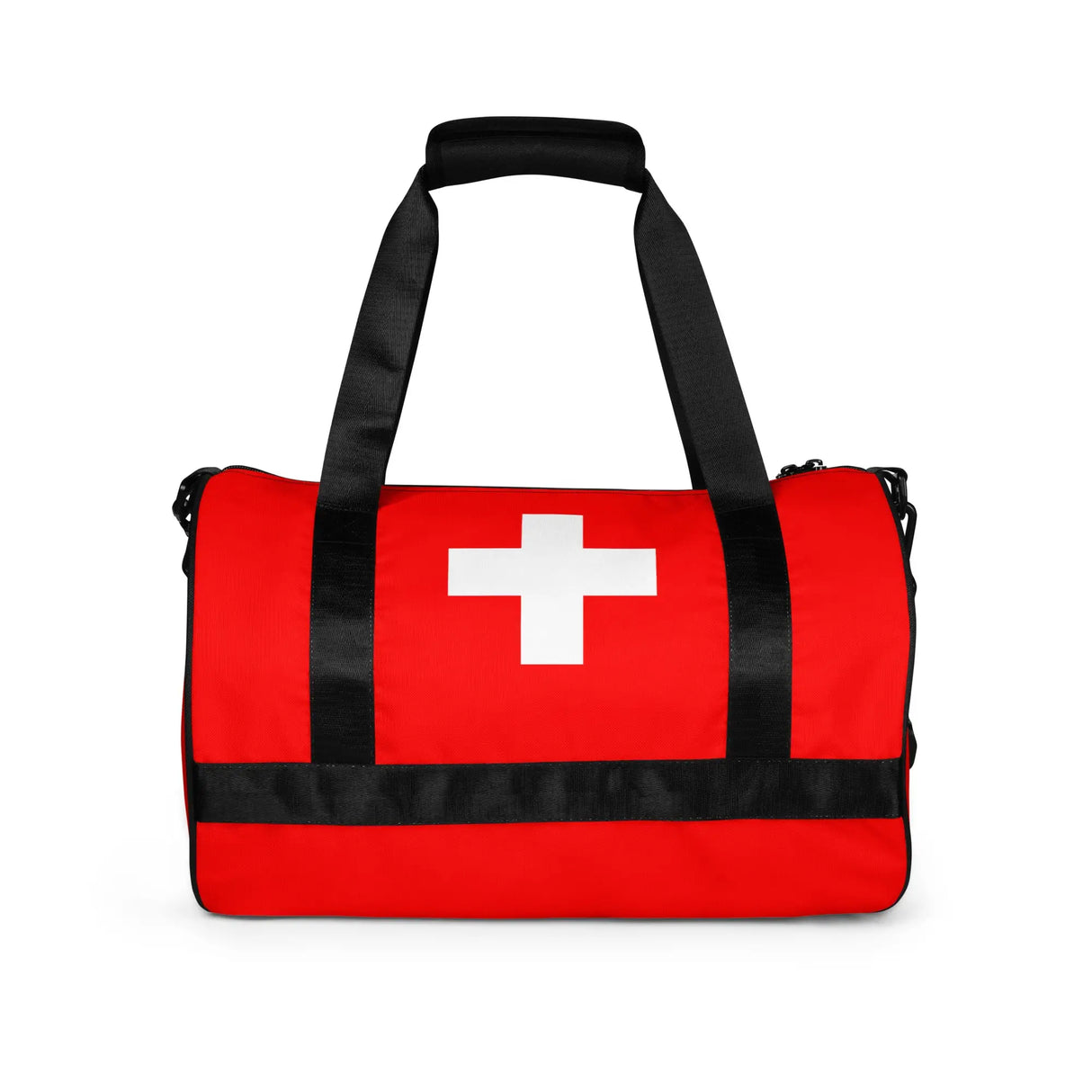 Sac de sport drapeau suisse polyester résistant à l’eau