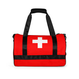 Sac de sport drapeau suisse polyester résistant à l’eau