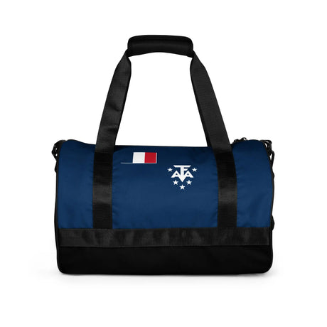 Sac de sport drapeau terres australes polyester robuste