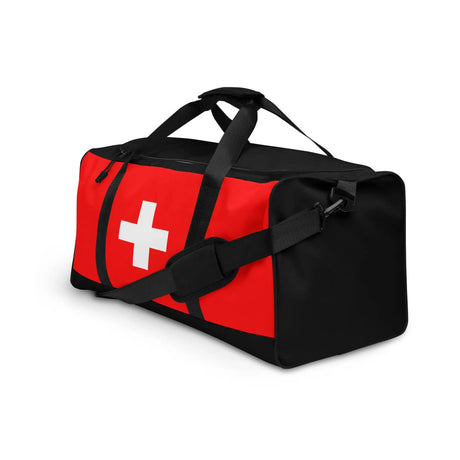 Sac de voyage drapeau suisse polyester sangle matelassée
