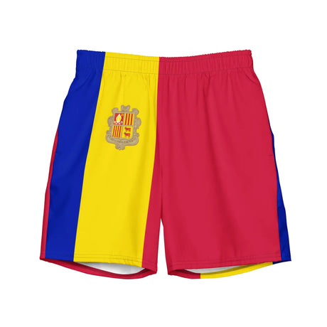 Short de bain drapeau andorre - pixelforma