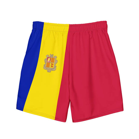 Short de bain drapeau andorre - pixelforma