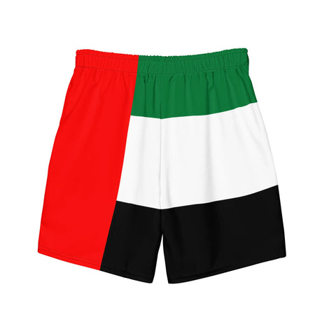 Short de bain drapeau émirats tissu léger séchage rapide
