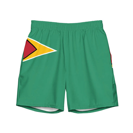 Short de bain drapeau guyana tissu léger sèchent rapidement