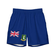 Short de bain drapeau îles vierges tissu léger séchage rapide
