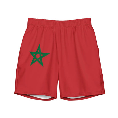 Short de bain drapeau maroc - pixelforma