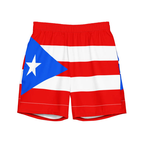 Short de bain drapeau porto rico tissu léger séchage rapide