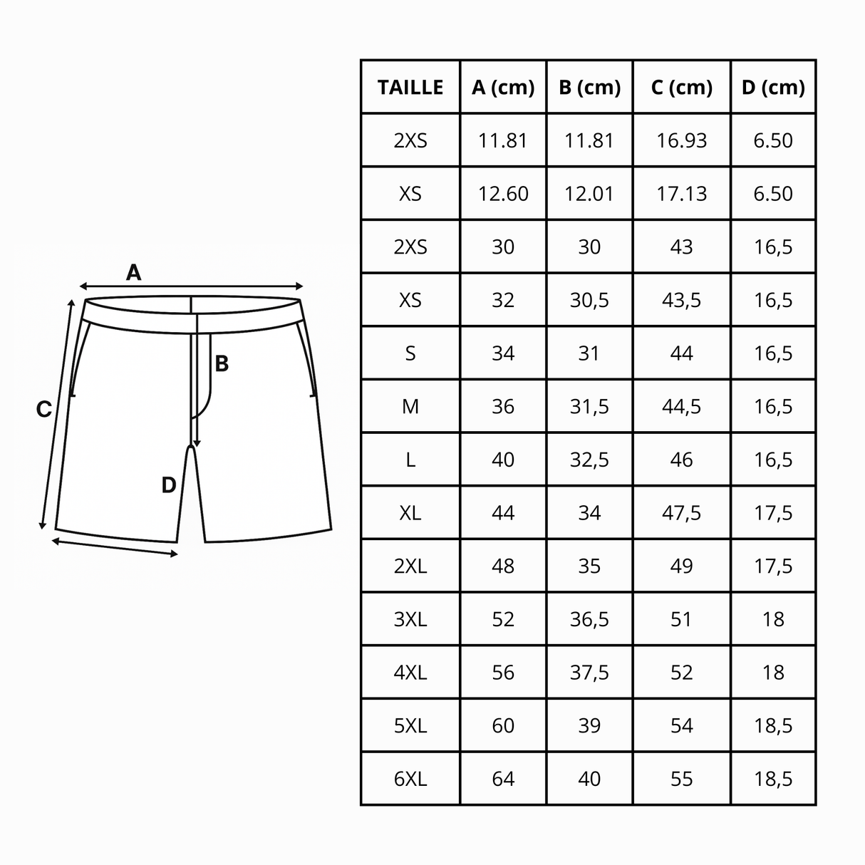 Short de bain drapeau saint-christophe-et-niévès - pixelforma