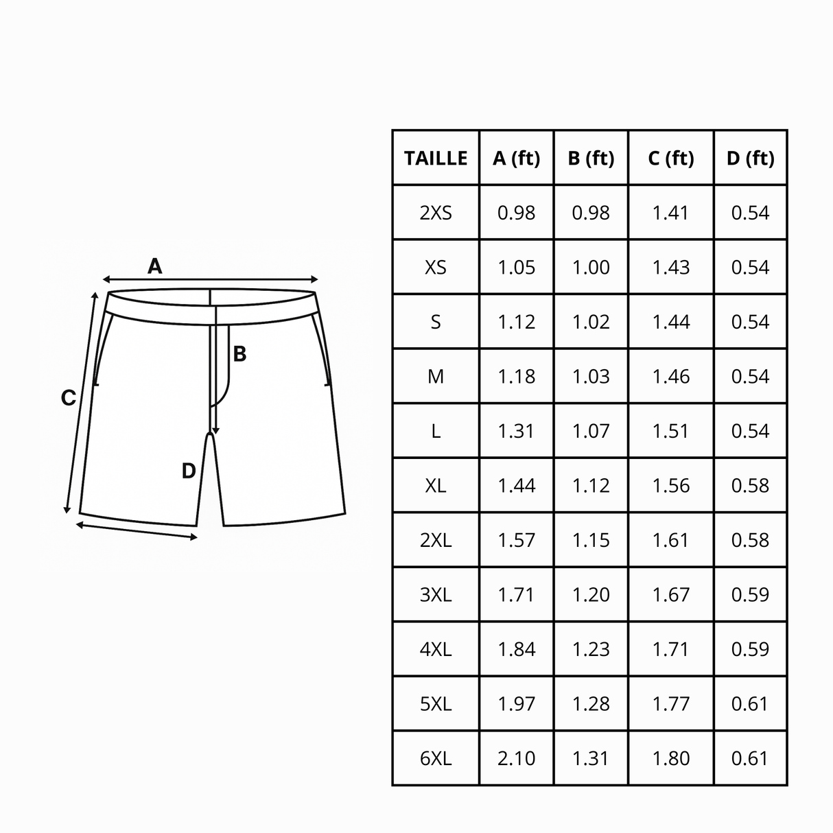 Short de bain drapeau saint-christophe-et-niévès - pixelforma